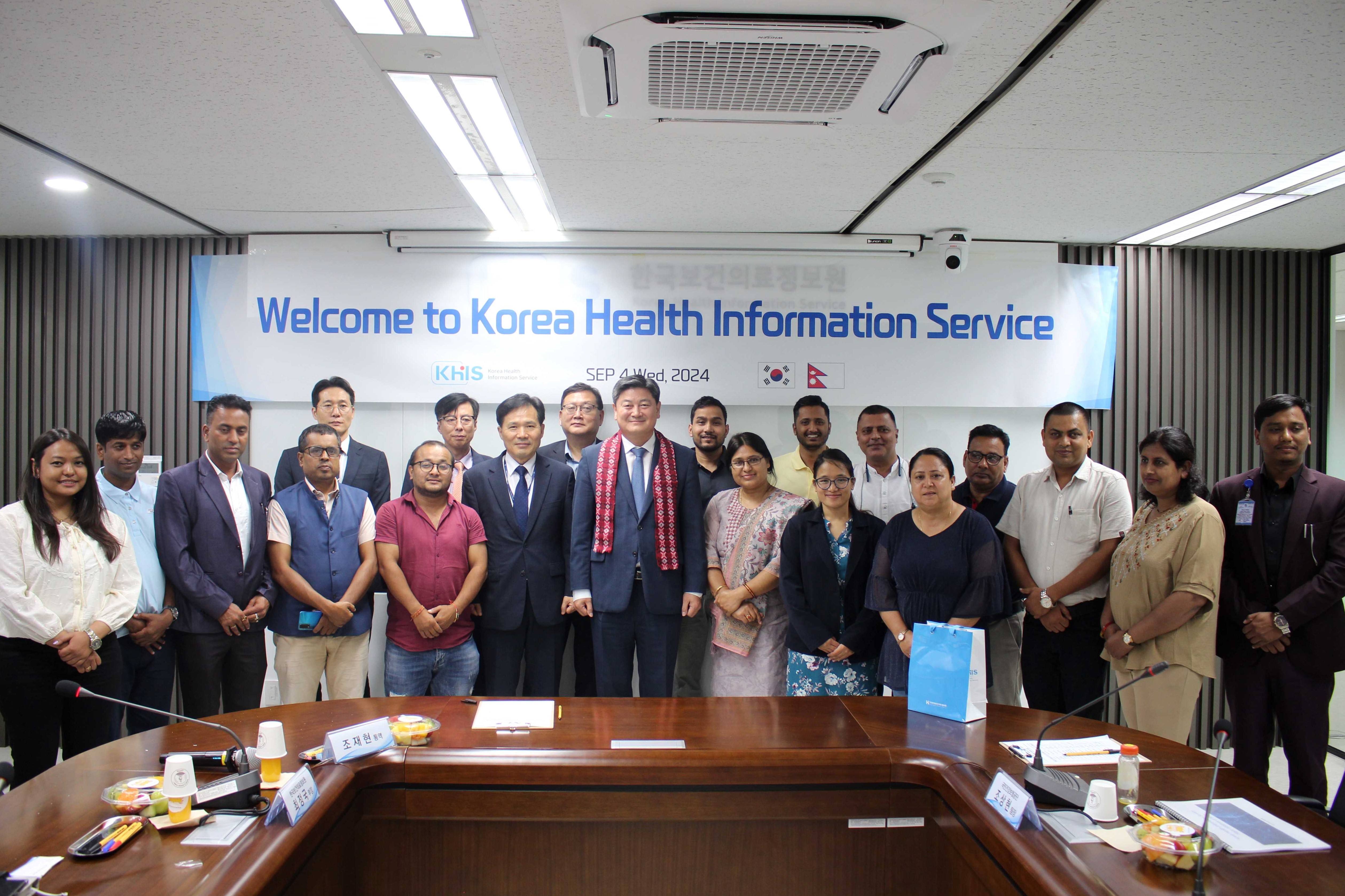 한국보건의료정보원,네팔 보건의료 관계자 초청 연수 진행 보도자료 사진