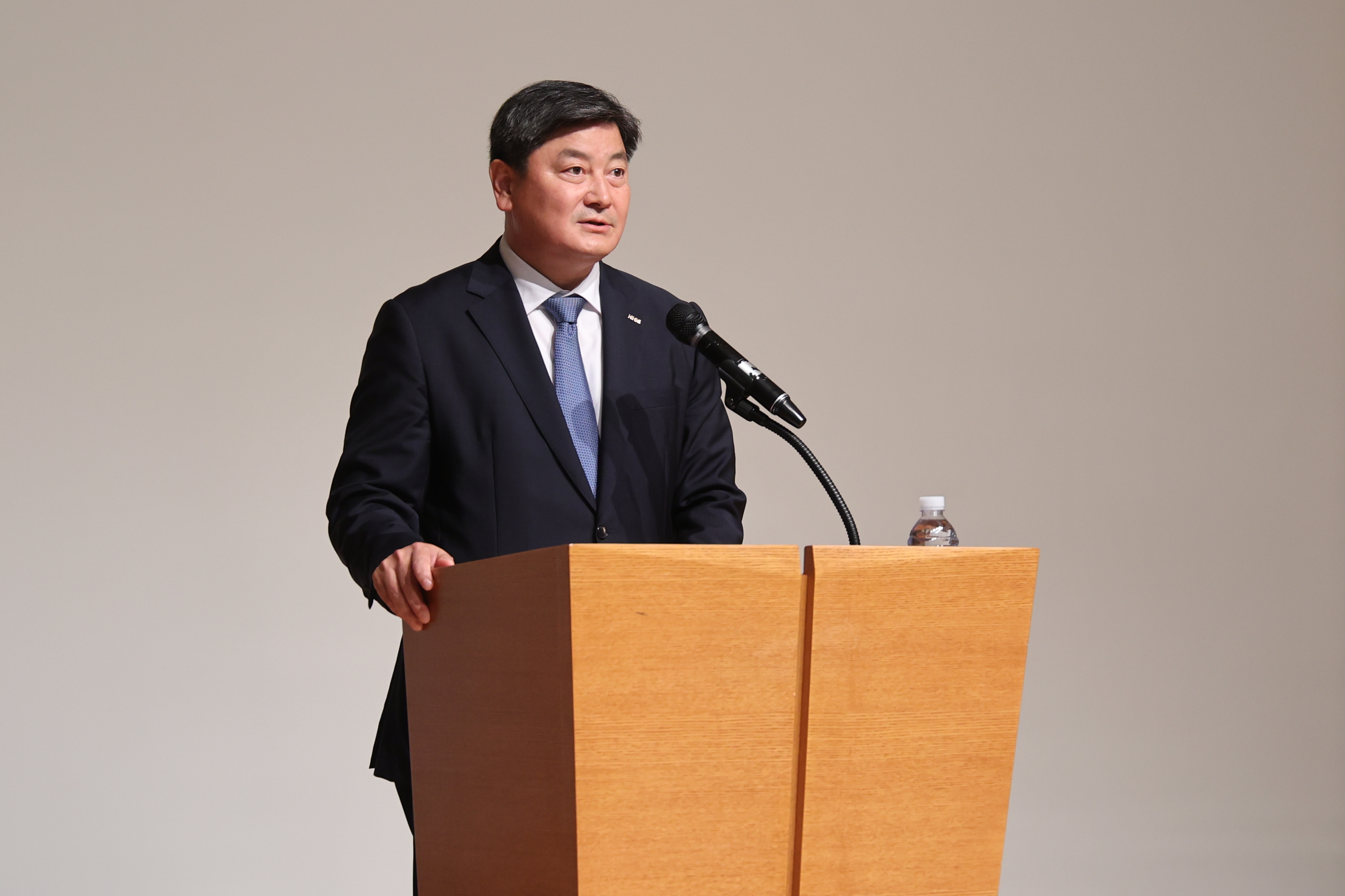 한국보건의료정보원 염민섭 원장 연설 사진